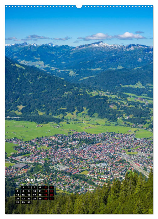 Leichte Wanderziele um Oberstdorf (CALVENDO Wandkalender 2027)