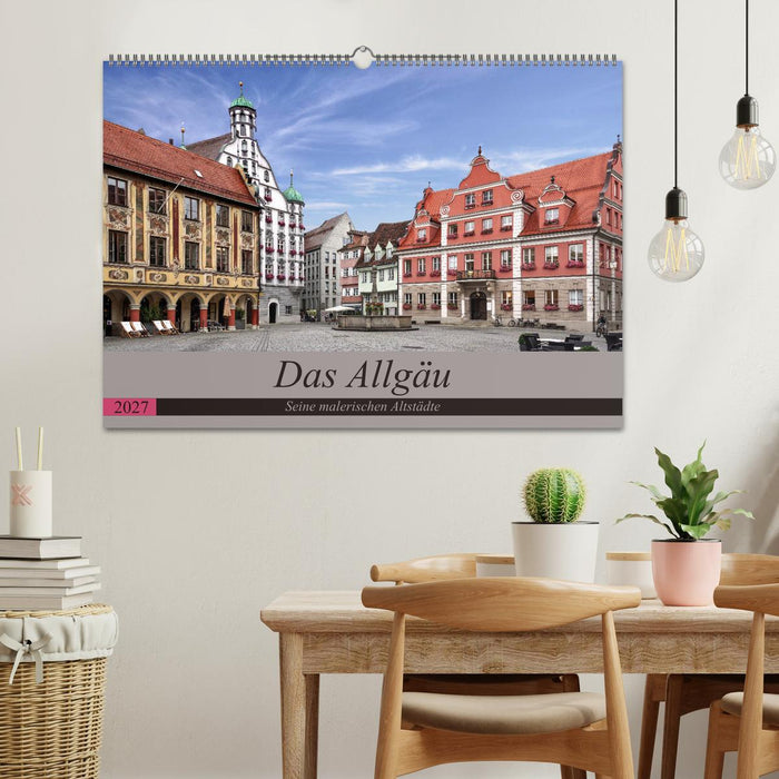 Das Allgäu - Seine malerischen Altstädte (CALVENDO Wandkalender 2027)