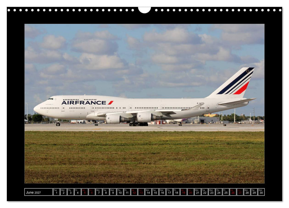 747 Queen of the Skies (CALVENDO Monthly Calendar 2027)