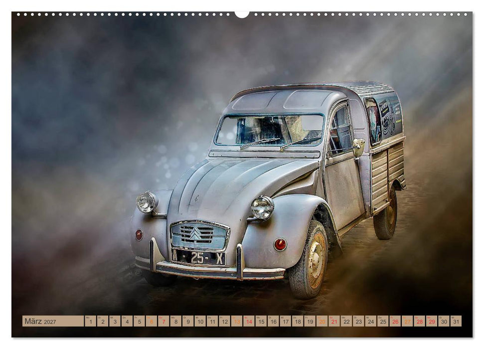 Die Ente - Citroën 2CV (CALVENDO Premium Wandkalender 2027)
