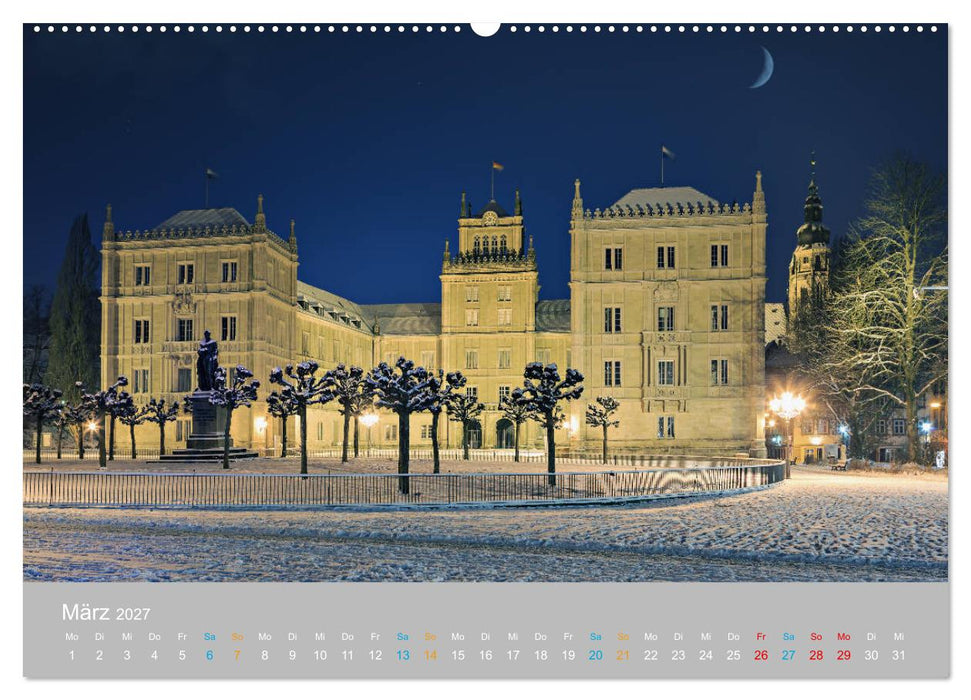 Coburger Land - Burgen und Schlösser (CALVENDO Wandkalender 2027)