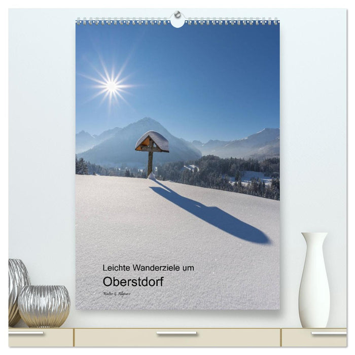 Leichte Wanderziele um Oberstdorf (CALVENDO Premium Wandkalender 2027)