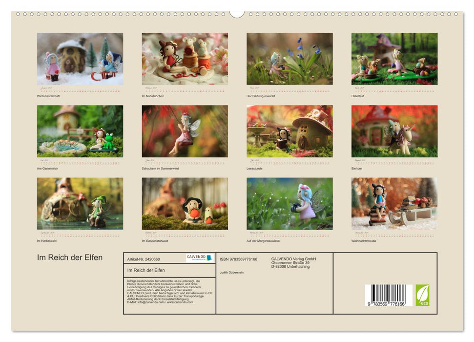 Im Reich der Elfen (CALVENDO Premium Wandkalender 2027)