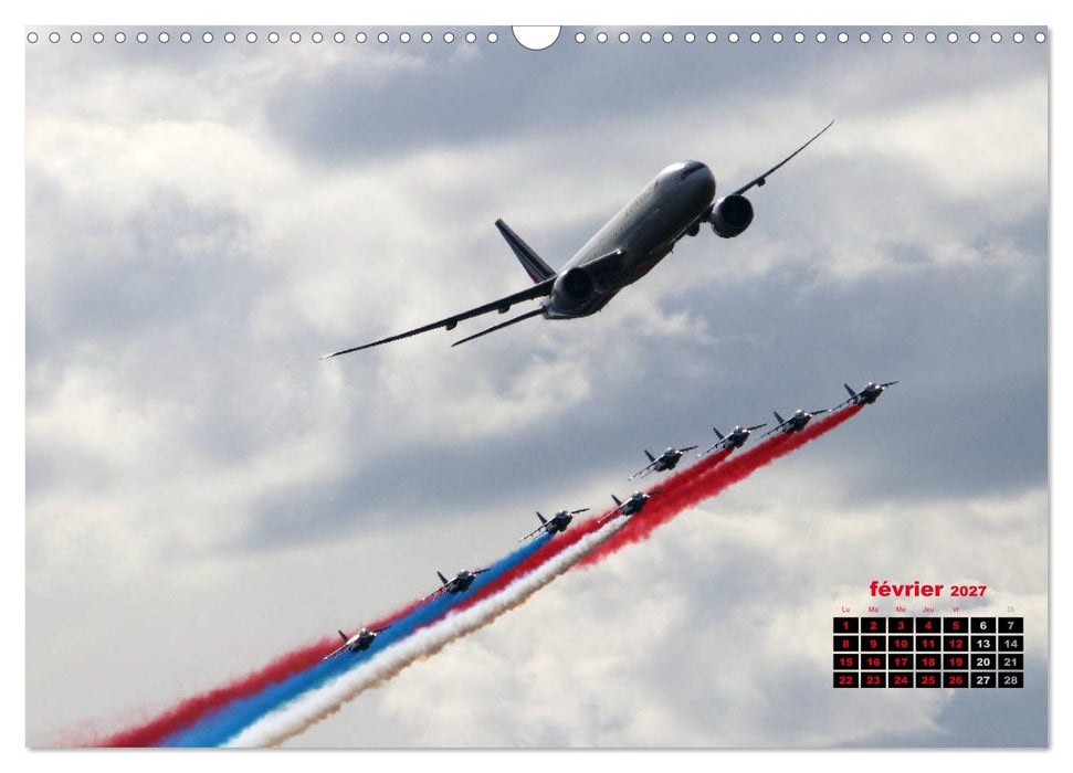 Les ailes françaises (CALVENDO Calendrier mensuel 2027)