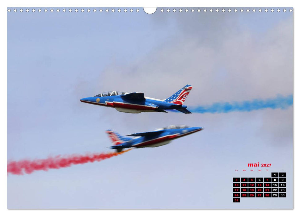 Les ailes françaises (CALVENDO Calendrier mensuel 2027)