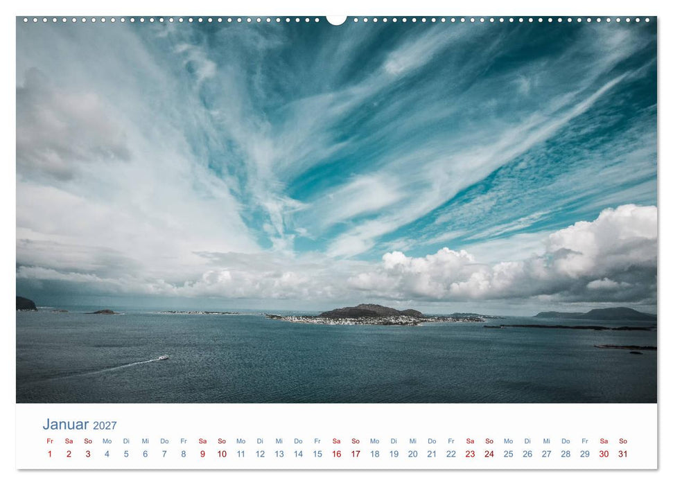 Nordkapp - Norwegens Küstenlandschaft (CALVENDO Wandkalender 2027)