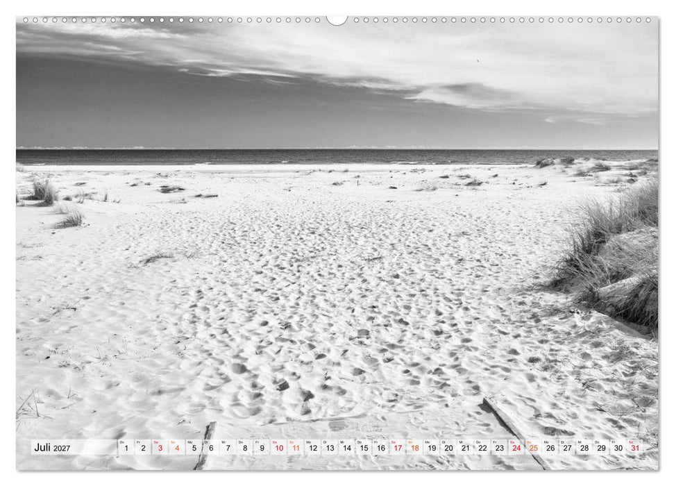 Bornholm black & white (CALVENDO Premium Wandkalender 2027)