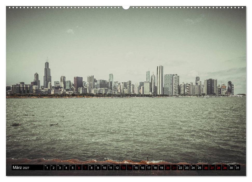 Metropole Chicago (CALVENDO Wandkalender 2027)