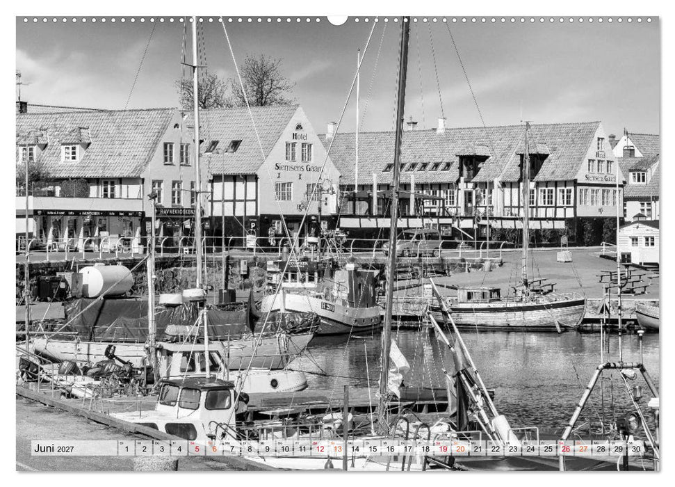 Bornholm black & white (CALVENDO Wandkalender 2027)
