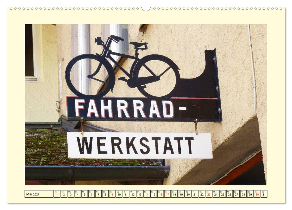 Drahtesel in unseren Straßen (CALVENDO Wandkalender 2027)