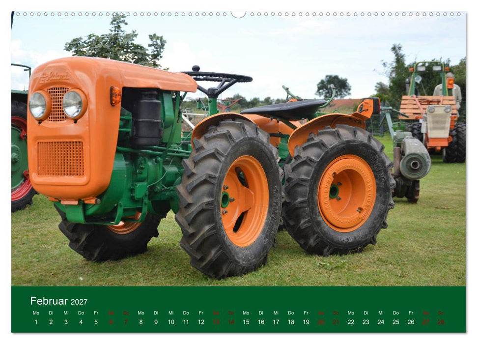 TRECKER-SCHLEPPER. Unverzichtbare Helfer in der Landwirtschaft (CALVENDO Wandkalender 2027)