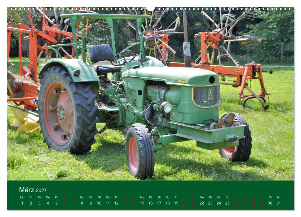 TRECKER-SCHLEPPER. Unverzichtbare Helfer in der Landwirtschaft (CALVENDO Wandkalender 2027)