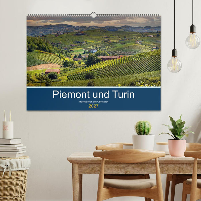 Piemont und Turin (CALVENDO Wandkalender 2027)