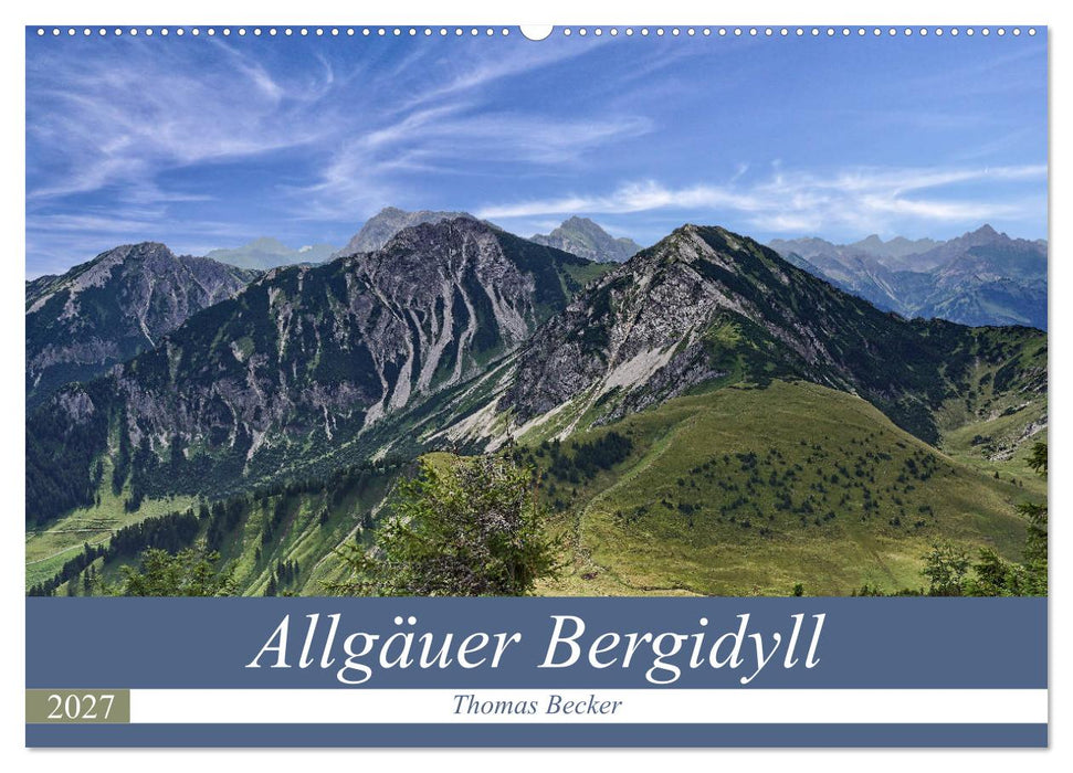 Allgäuer Bergidyll (CALVENDO Wandkalender 2027)