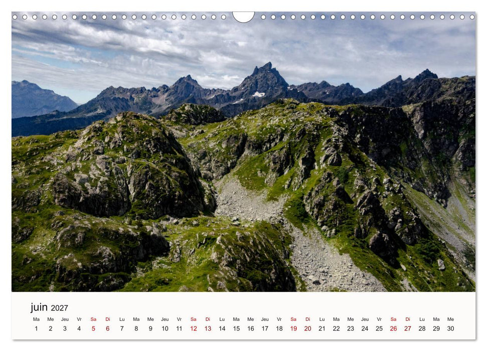 Autour de Grenoble (CALVENDO Calendrier mensuel 2027)