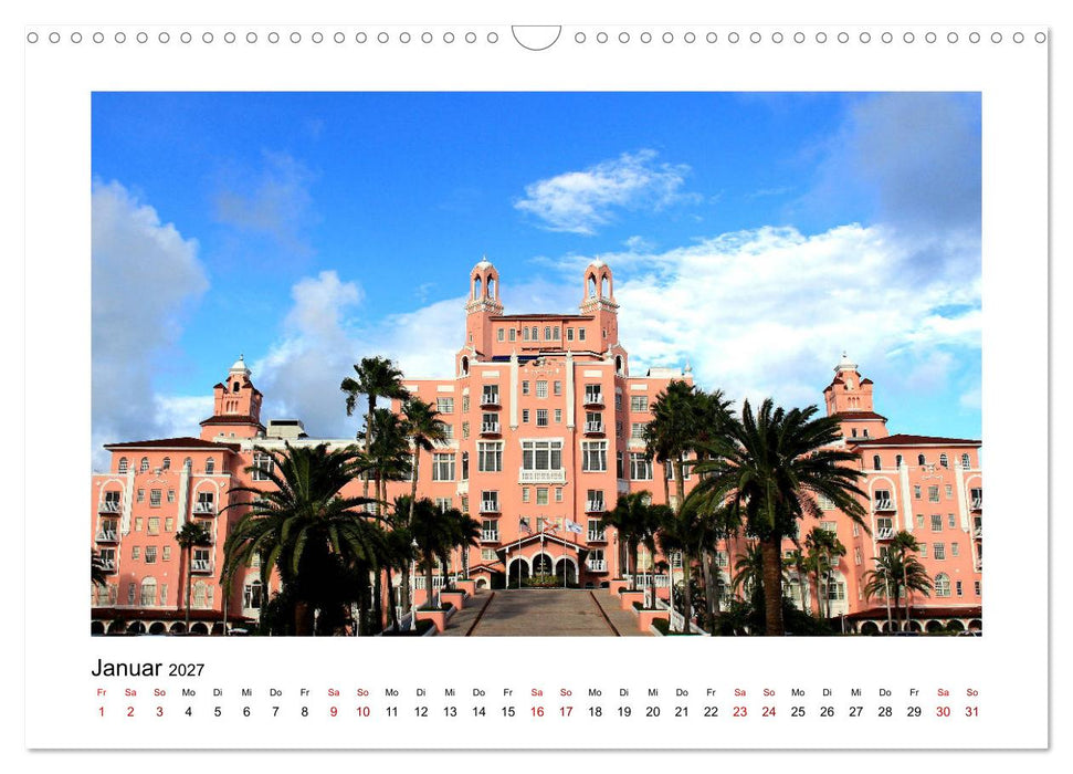 Florida 2027 abwechslungsreich und von der Sonne verwöhnt (CALVENDO Wandkalender 2027)
