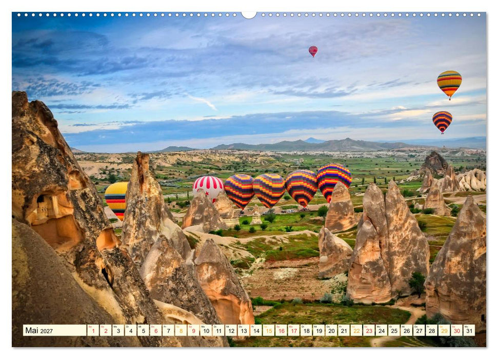 Mit dem Ballon über Kappadokien (CALVENDO Wandkalender 2027)