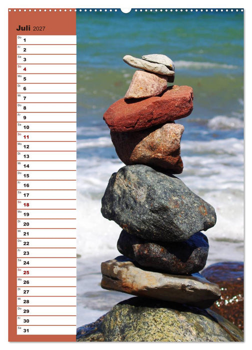 Steinmanderl - Der Steinmännchen Geburtstagskalender (CALVENDO Premium Wandkalender 2027)
