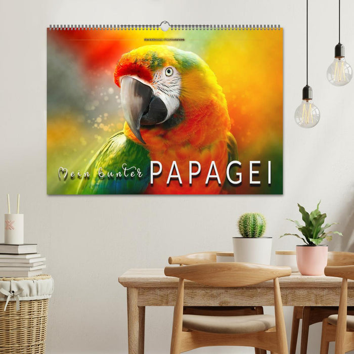 Mein bunter Papagei (CALVENDO Wandkalender 2027)