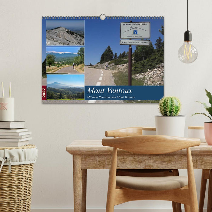 Mit dem Rennrad zum Mont Ventoux (CALVENDO Wandkalender 2027)