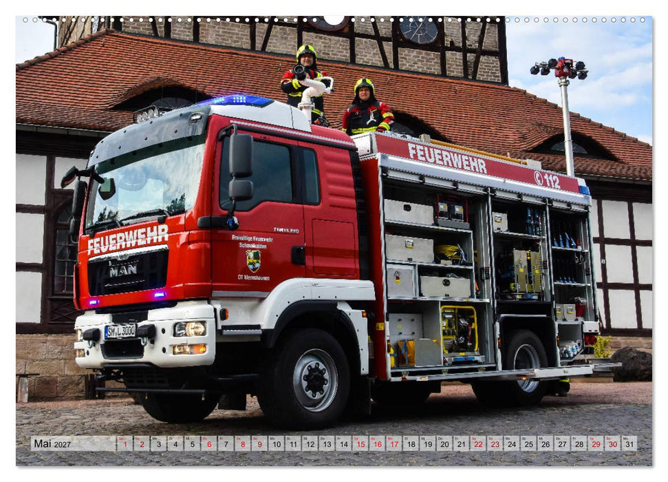 Feuerwehrfahrzeuge (CALVENDO Premium Wandkalender 2027)