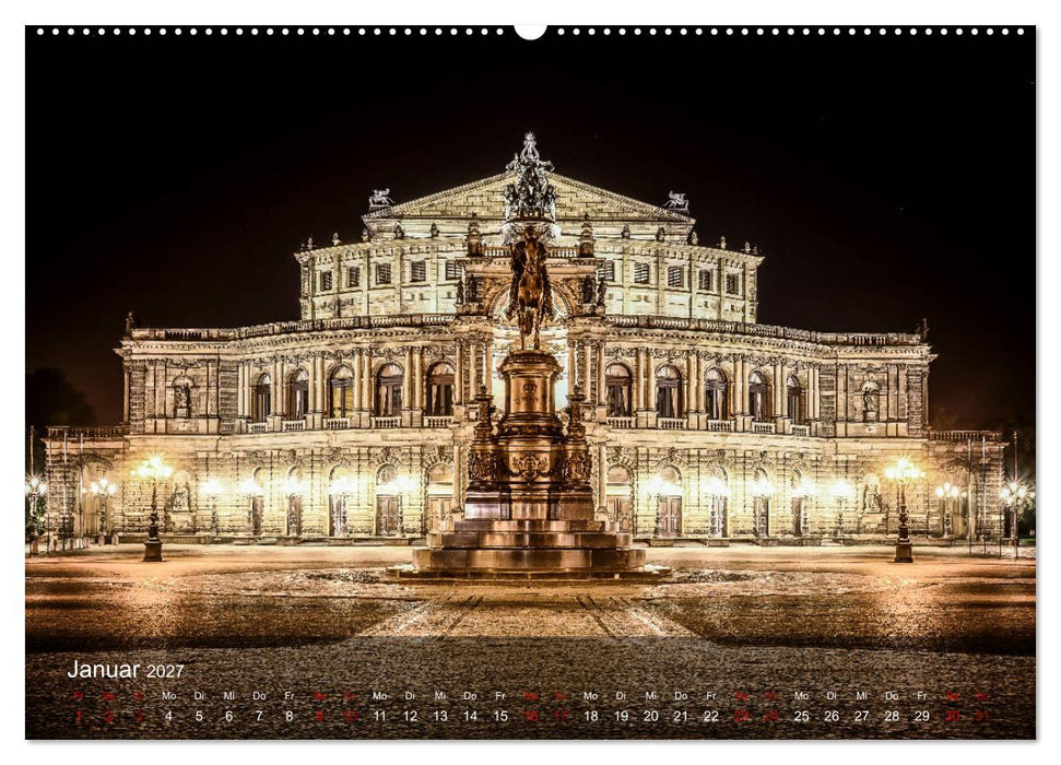 Deutschland Impressionen bei Nacht (CALVENDO Premium Wandkalender 2027)