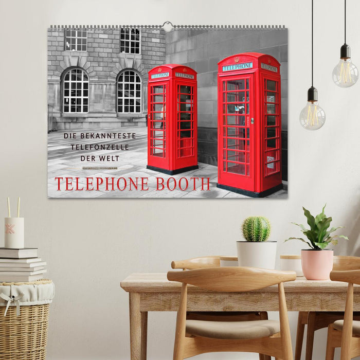 Die bekannteste Telefonzelle der Welt - Telephone Booth (CALVENDO Wandkalender 2027)
