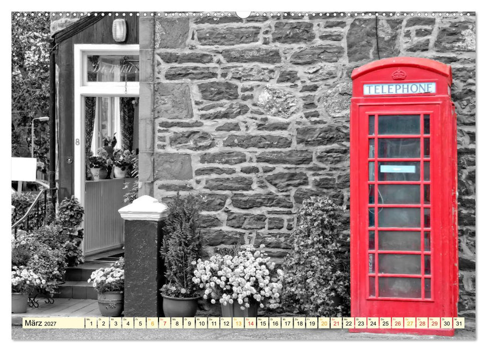 Die bekannteste Telefonzelle der Welt - Telephone Booth (CALVENDO Wandkalender 2027)