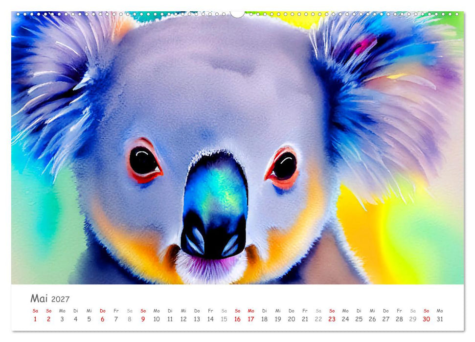 Der Koala 2027. Aschgrauer Beutelbär (CALVENDO Premium Wandkalender 2027)