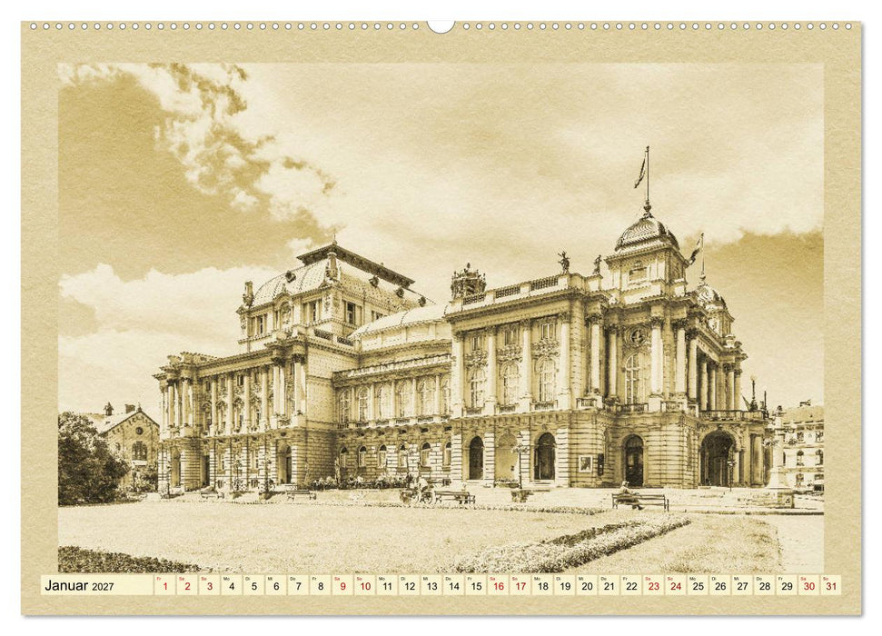 Zagreb – Ein Kalender im Zeitungsstil (CALVENDO Premium Wandkalender 2027)