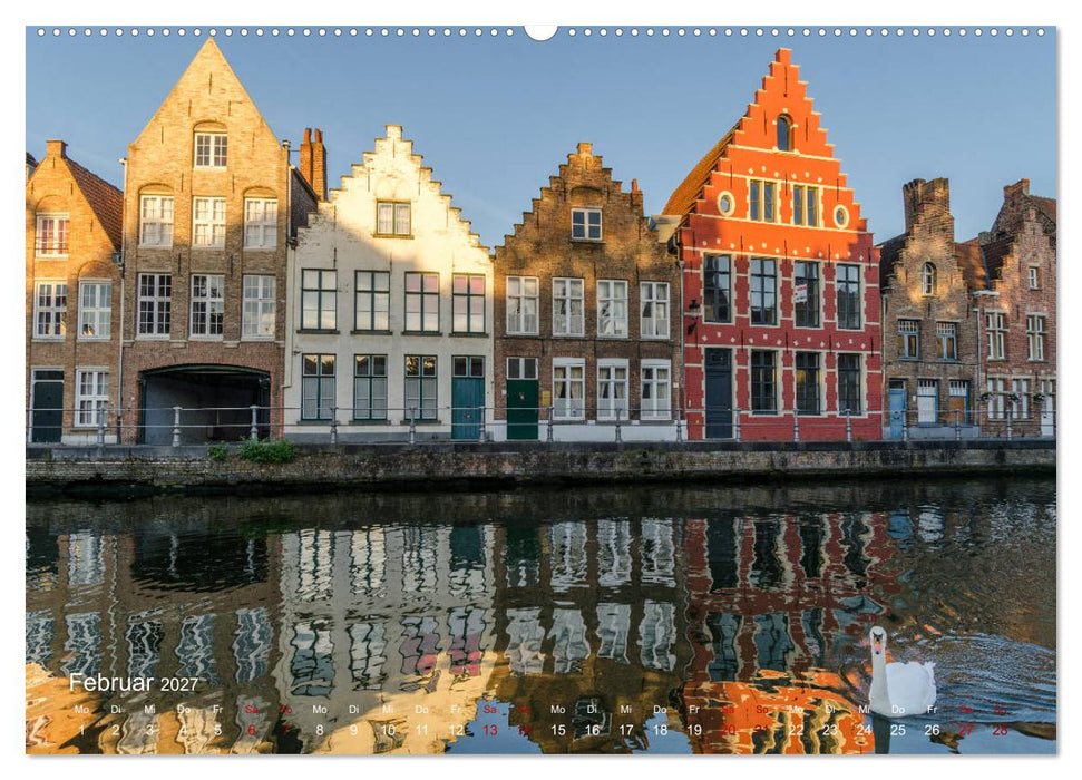 Flandern - Stadt und Strand (CALVENDO Wandkalender 2027)