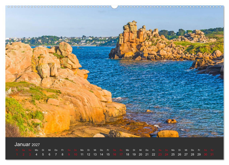 Côte de Granit Rose - Ein Küstenbereich in der Bretagne (CALVENDO Premium Wandkalender 2027)