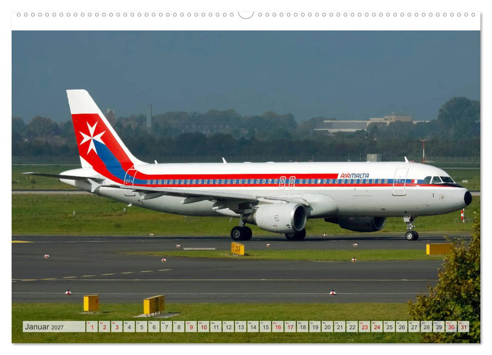 Flugzeuge im Retro-Stil (CALVENDO Wandkalender 2027)