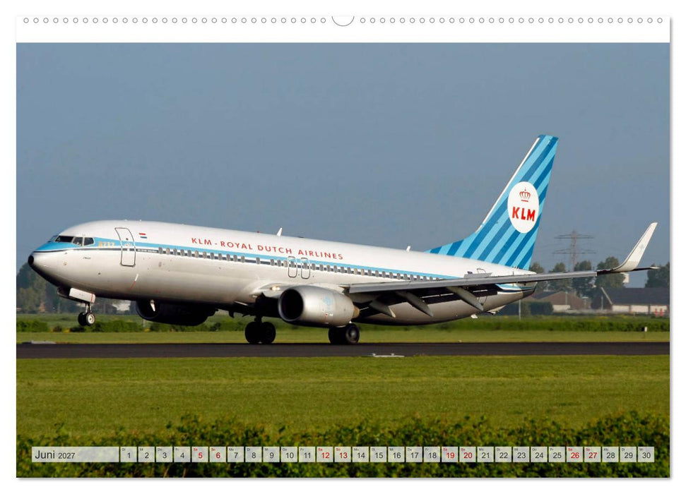 Flugzeuge im Retro-Stil (CALVENDO Wandkalender 2027)