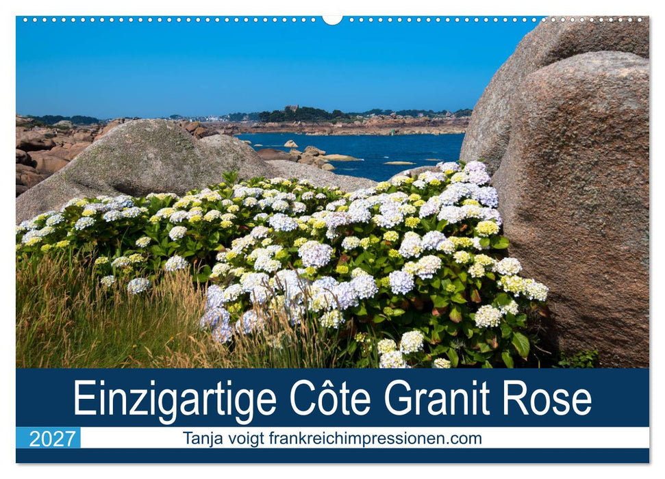 Einzigartige Côte Granit Rose (CALVENDO Wandkalender 2027)