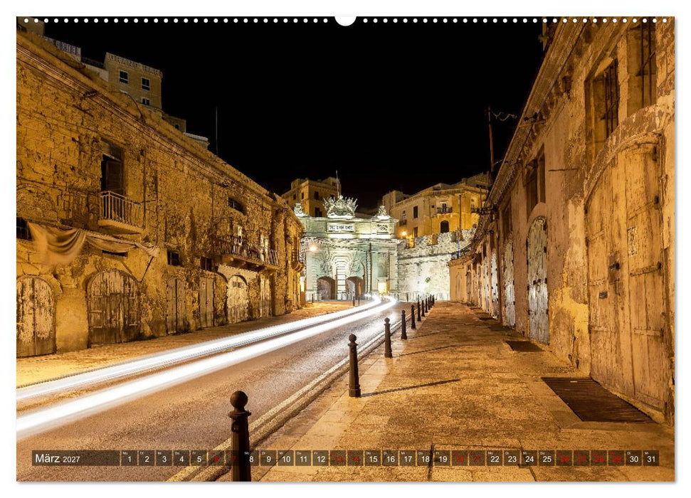 Valletta - Morbide Schönheit im Mittelmeer (CALVENDO Wandkalender 2027)