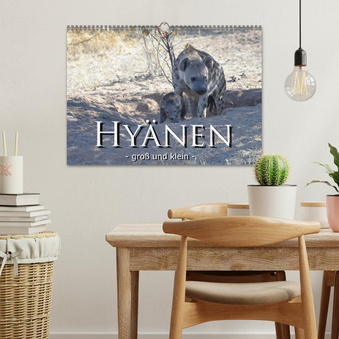 Hyänen - groß und klein (CALVENDO Wandkalender 2027)