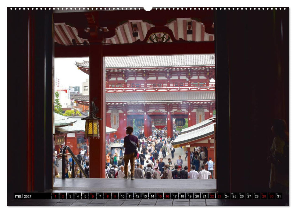 Les couleurs de Tokyo (CALVENDO Calendrier supérieur 2027)
