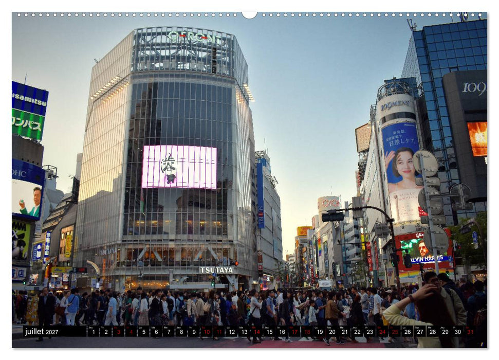 Les couleurs de Tokyo (CALVENDO Calendrier supérieur 2027)