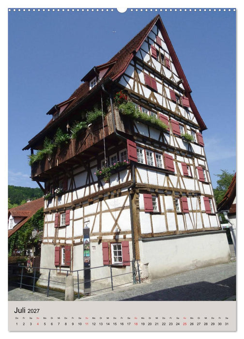 Fachwerkhäuser - schmal, krumm, schief (CALVENDO Premium Wandkalender 2027)