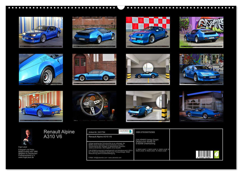 Renault Alpine A310 V6 (CALVENDO Wandkalender 2027)