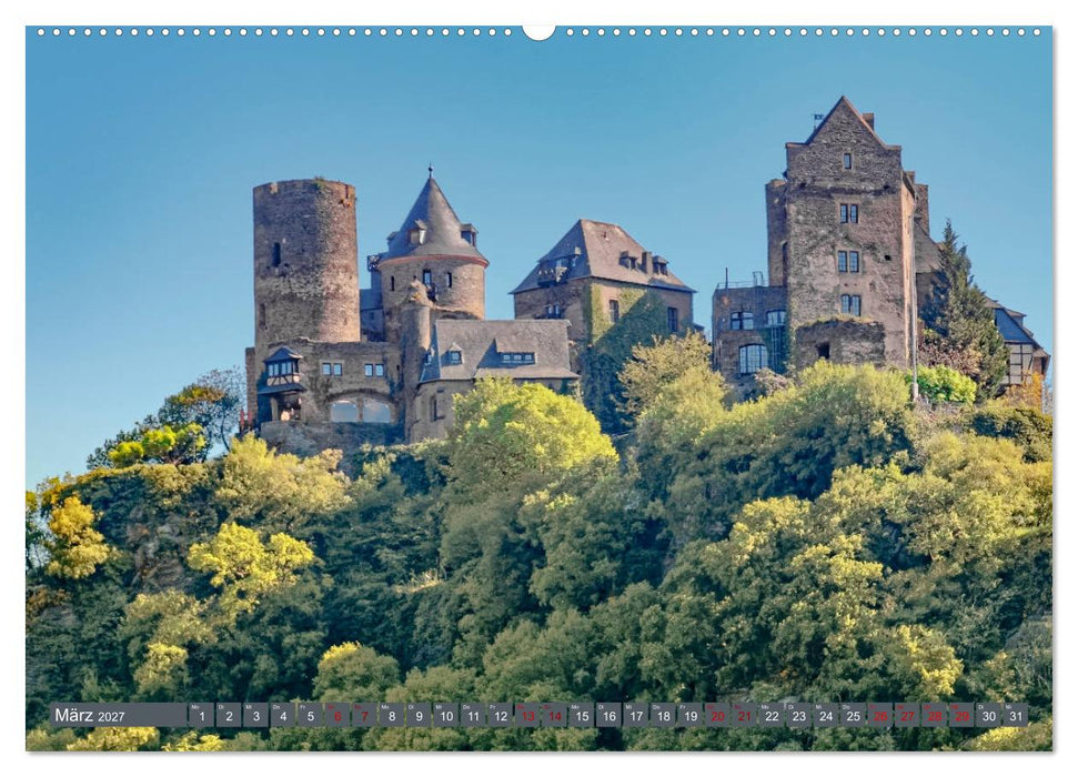 Burgen der Rheinromantik (CALVENDO Premium Wandkalender 2027)