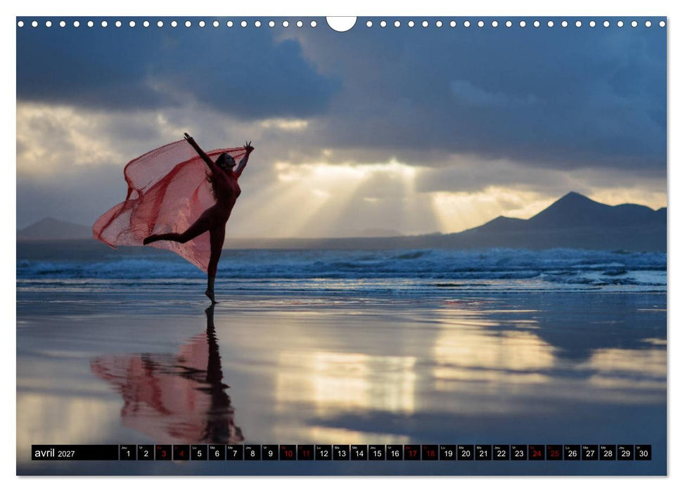 Lanzarote et le nu (CALVENDO Calendrier mensuel 2027)
