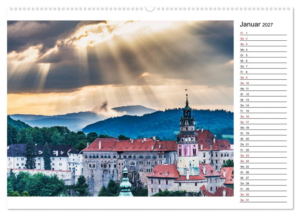 Ein Wochenende in Krumau (CALVENDO Wandkalender 2027)