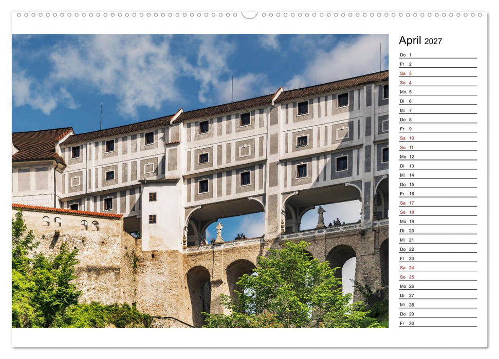 Ein Wochenende in Krumau (CALVENDO Wandkalender 2027)