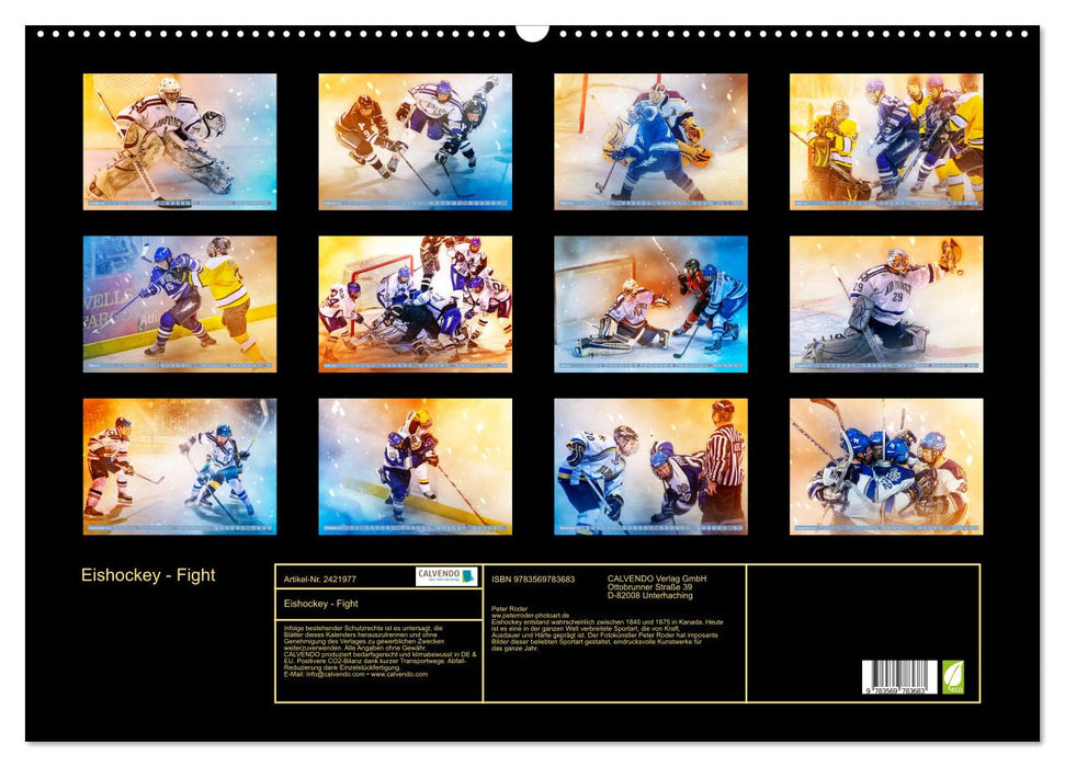 Eishockey - Fight (CALVENDO Wandkalender 2027)