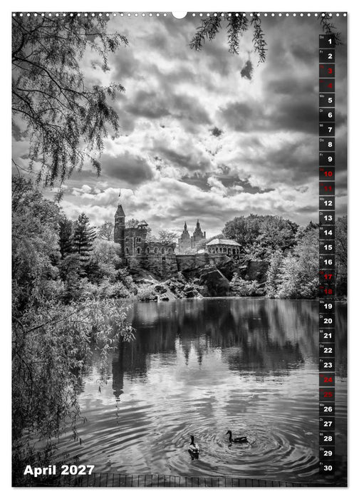 NEW YORK CITY Monochrome Stadtansichten (CALVENDO Premium Wandkalender 2027)