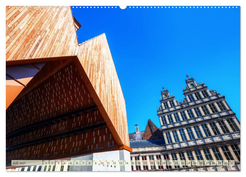 Gent - die geschichtsträchtige Perle in Flandern (CALVENDO Premium Wandkalender 2027)
