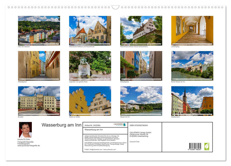 Wasserburg am Inn (CALVENDO Wandkalender 2027)