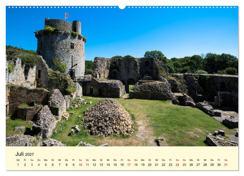 Einzigartige Côte Granit Rose (CALVENDO Premium Wandkalender 2027)